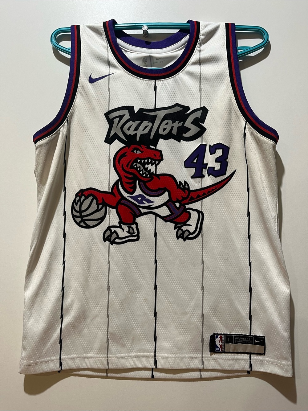 Nike Pascal Siakam #43 Toronto
Raptors NBA Jersey Sz women’s large